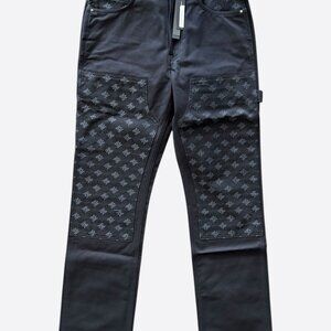Amiri Black MA Monogram Carpenter Pants